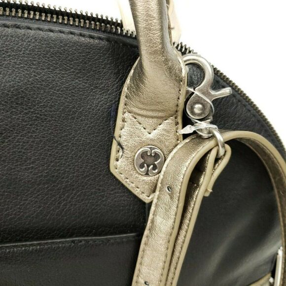 NEW EMMA FOX OATMEAL BLACK JEMMA DOME HANDBAG - Picture 3 of 7
